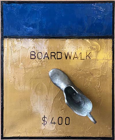 Monopoly, Boardwalk with Mounted Shoe